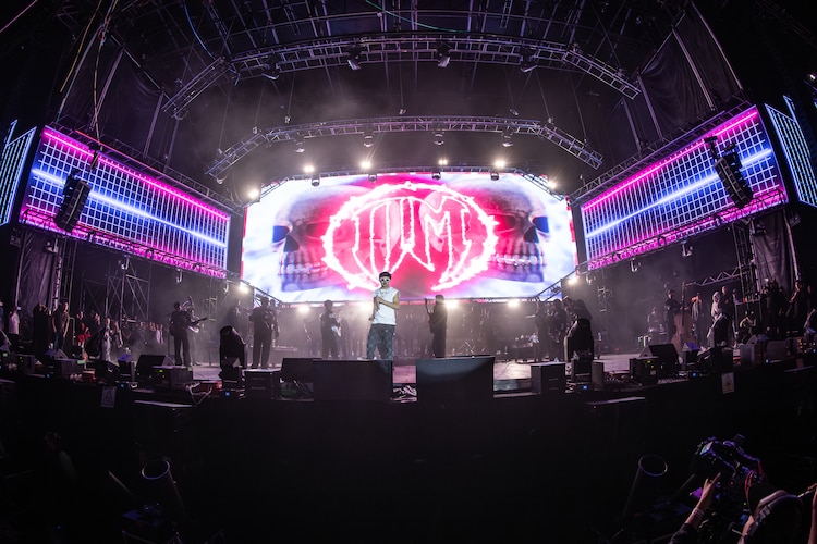 Oscar Maydon prendió en el Flow Fest.