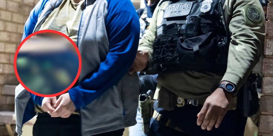 Esposo convulsiona con su bebé en brazos mientras ICE arresta a su esposa