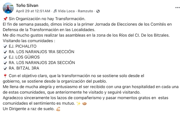 Publicación de Antonio Silvan Peralta