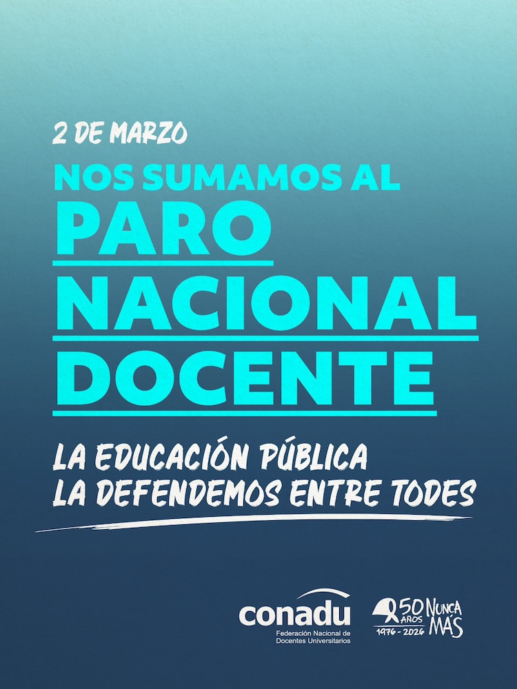 Paro docente en Argentina