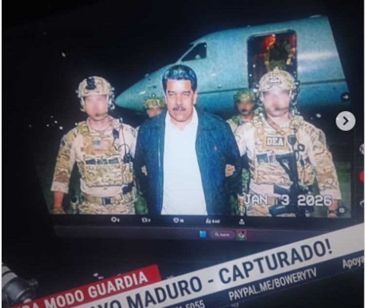 Usuarios hicieron esta imagen de Nicolás Maduro con IA
