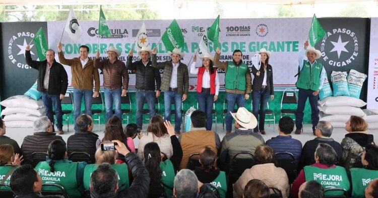 Manolo Jiménez Cumple con la gente del campo y arranca el Programa Estatal de Semilla Forrajera