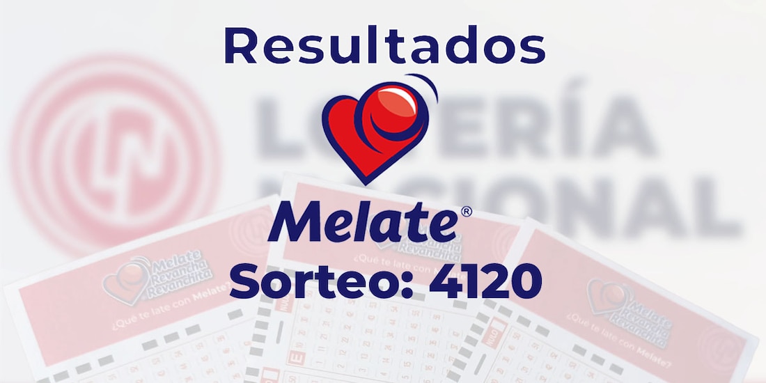 Resultados del sorteo 4120 del Melate, Revancha y Revanchita de este 10 de octubre del 2025.