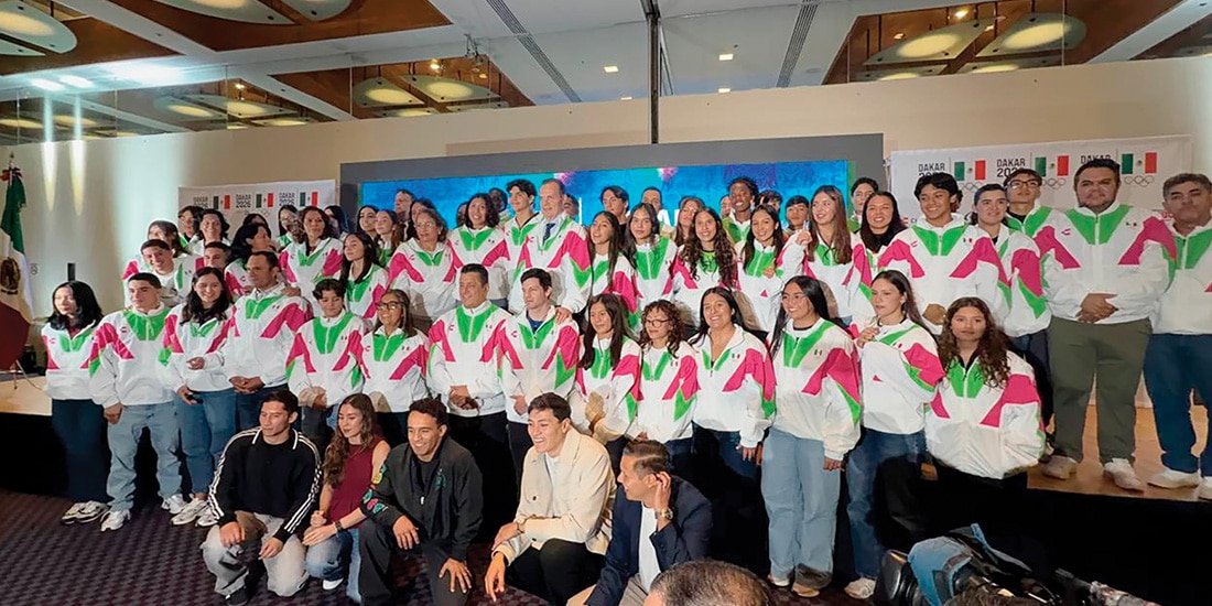 Deportistas, en la ceremonia