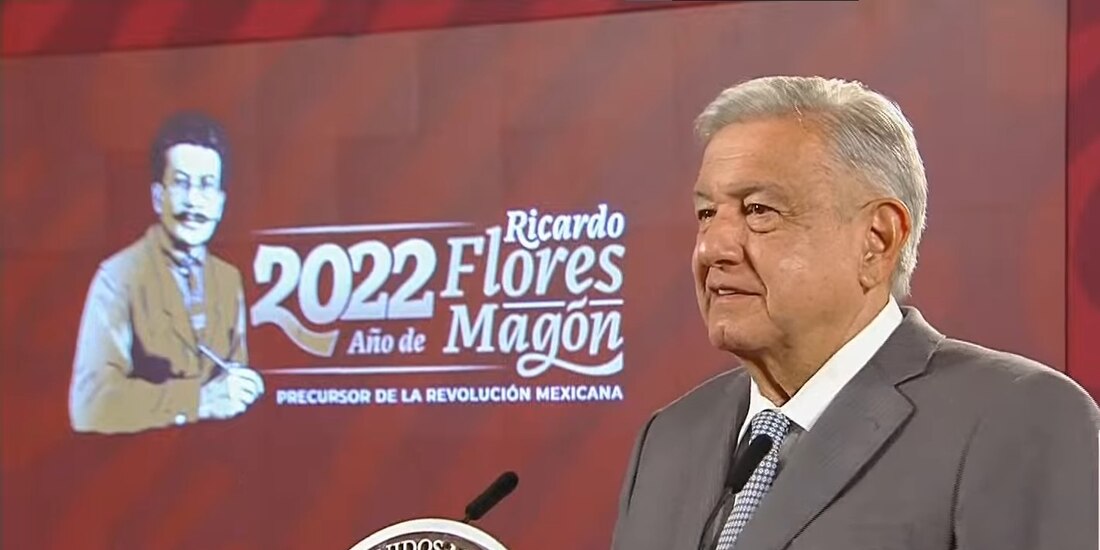 El Presidente Andrés Manuel López Obrador durante su conferencia matutina de este miércoles.
