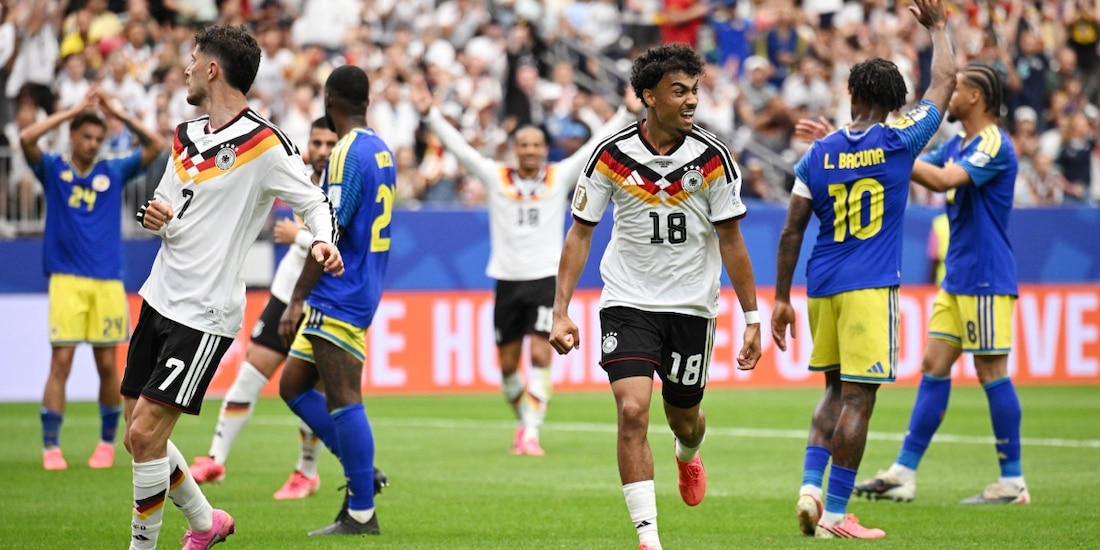 Alemania celebra uno de sus goles a Curazao en la Copa del Mundo 2026