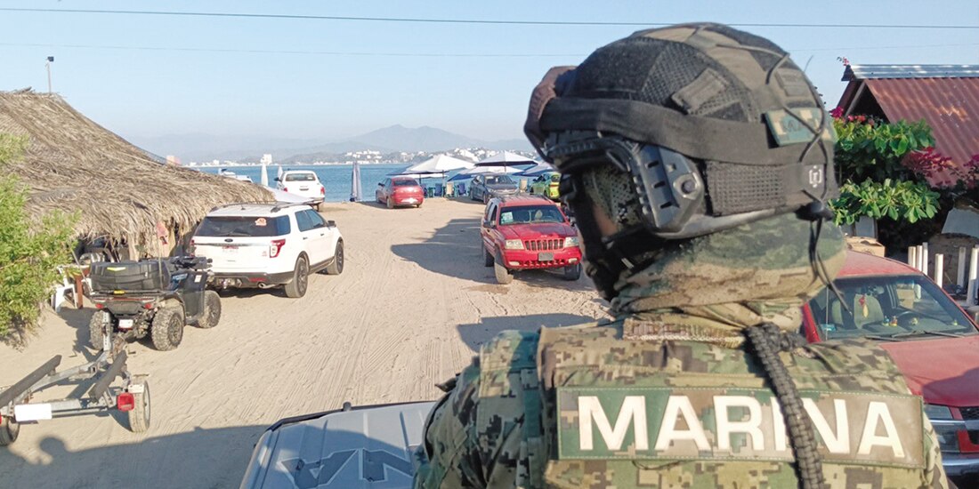 Elementos de la Semar en el operativo Pez Vela, en imagen de archivo.