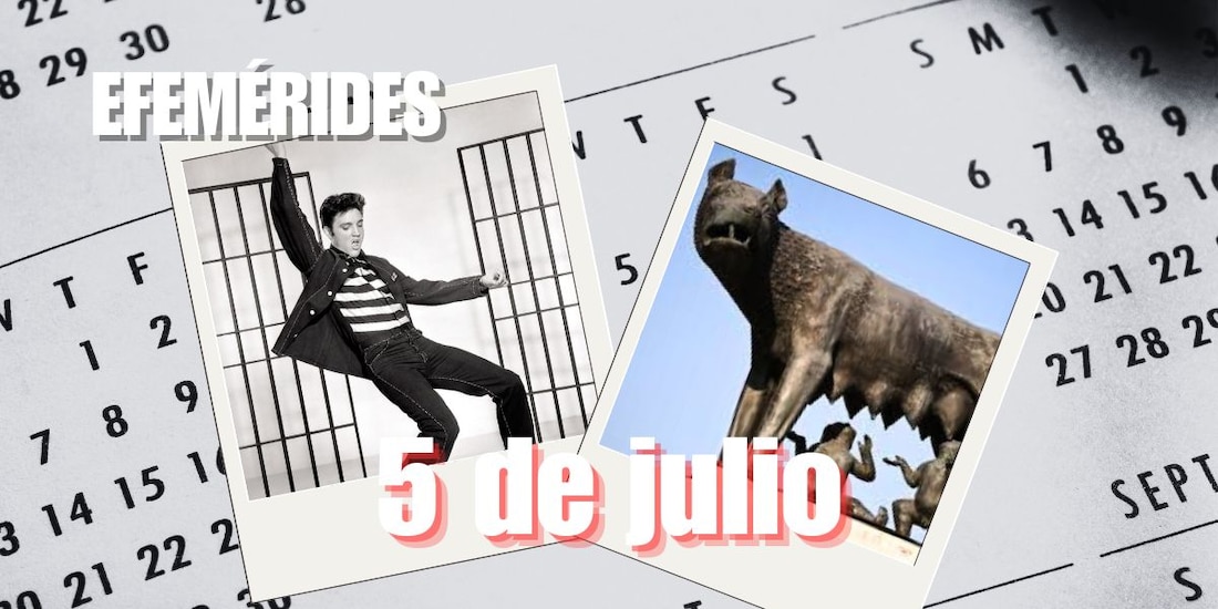 Estas son las efemérides de hoy, 5 de julio.