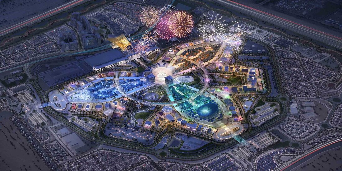 Inauguración de la Expo Dubái 2020.
