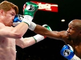El "Canelo" Álvarez peleó con Floyd Mayweather en 2013.