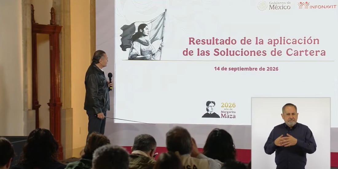 Octavio Romero Oropeza, esta mañana en Palacio Nacional.