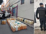 Detienen a huachicoleros en Álvaro Obregón.