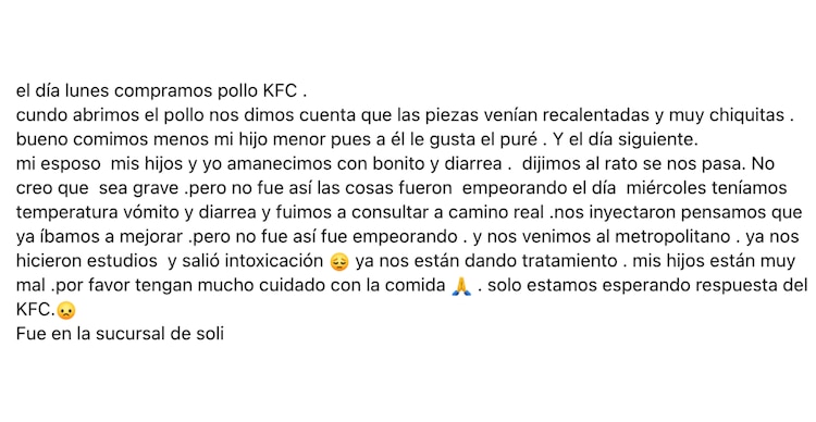 Suspenden sucursal KFC en Monterrey por intoxicación