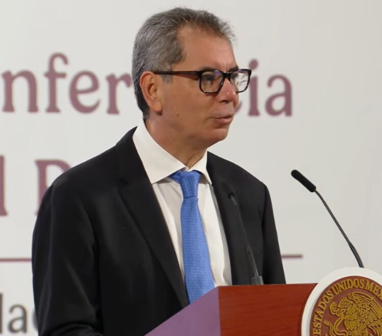 El secretario de Hacienda, Édgar Amador Zamora, en fotografía de archivo.