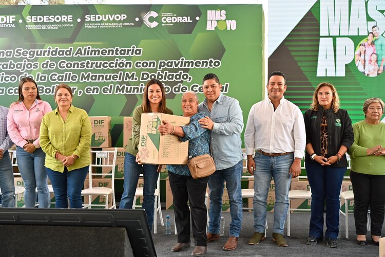 Programa de Seguridad Alimentaria de Gallardo Cardona beneficiará a miles de familias con productos básicos en Cedral.