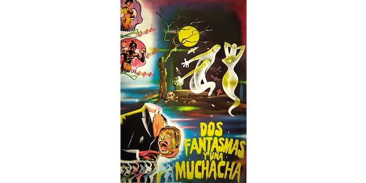 Dos fantasmas y una muchacha (1959) Trata de un teatro habitado por dos fantasmas que quieren conseguir el amor de una mujer.