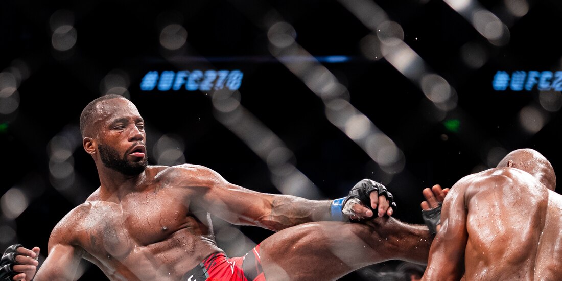 Leon Edwards derrotó con una espectacular patada a Kamaru Usman en el combate estelar del UFC 278.