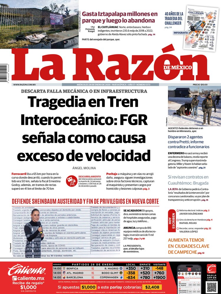 La Razón 28 de Enero 2026
