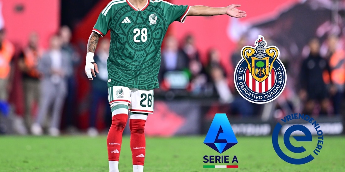 Santiago Sandoval, delantero de las Chivas, es seguido por un par de equipos de Europa