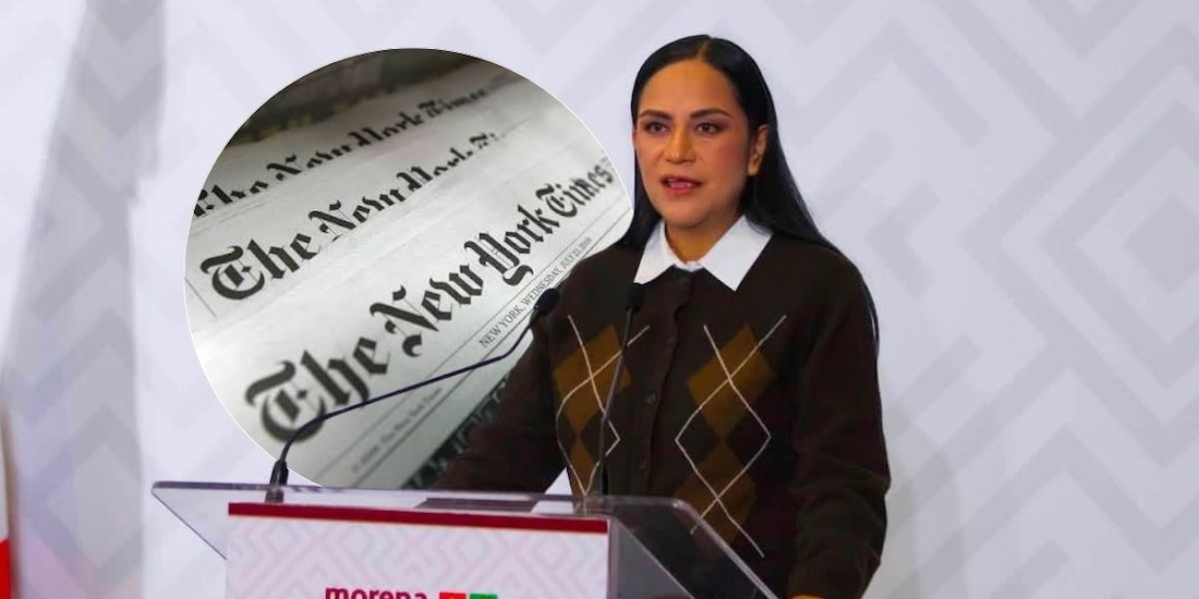 Ariadna Montiel, dirigente nacional de Morena, rechaza publicación de The New York Times.