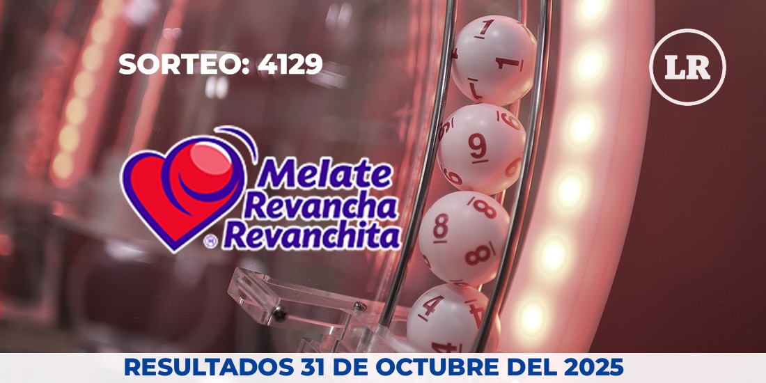 Resultados del sorteo 4129 del Melate, Revancha y Revanchita de este 31 de octubre del 2025.