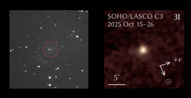 Imagenes del cometa 3I Atlas