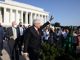El Presidente de México, Andrés Manuel López Obrador visita Washington, el 8 de julio de 2020.
