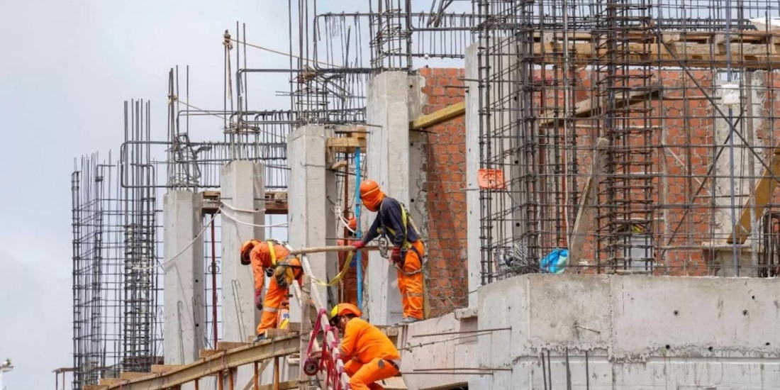 Valor de la producción de constructoras baja 1.0%