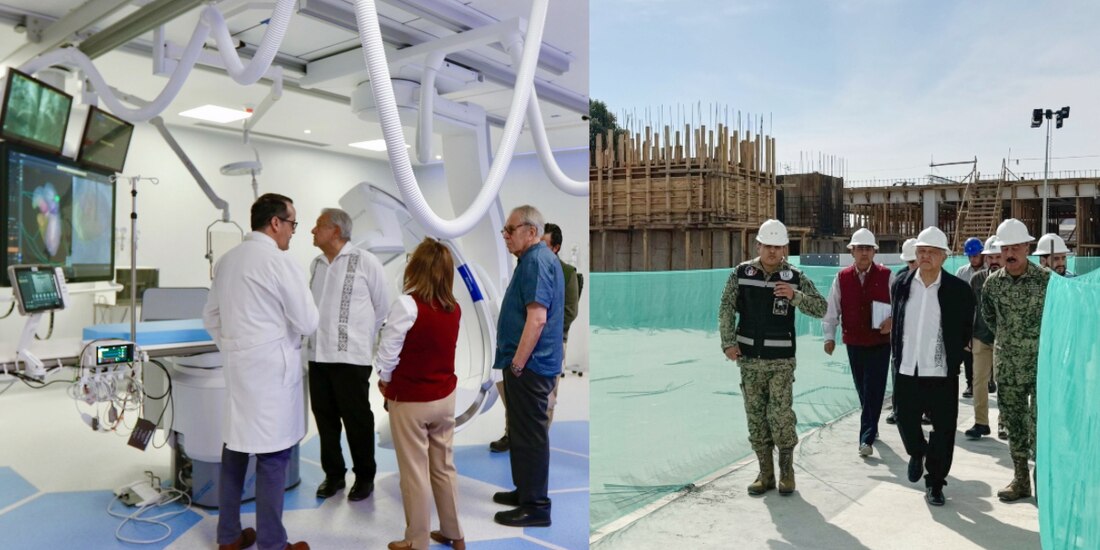 Presidente AMLO en hospitales de Puebla y Tlaxcala