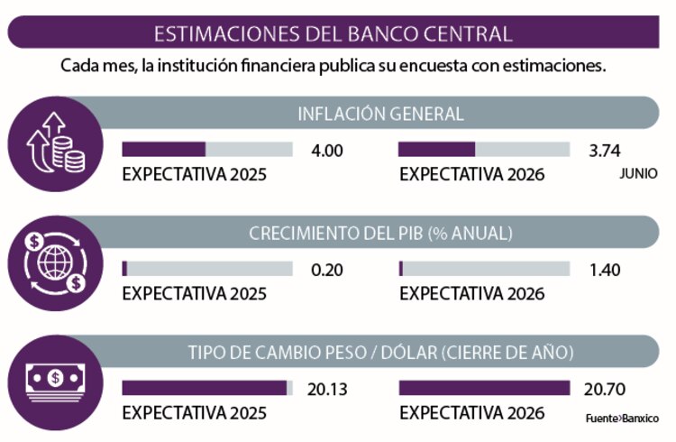 Estimaciones del banco central