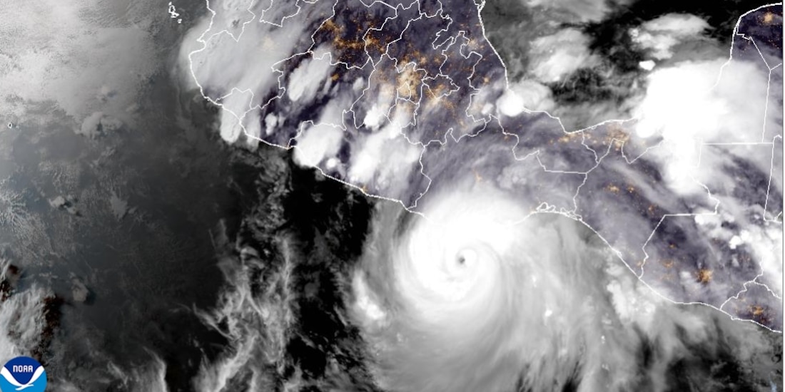 Huracán ‘Erick’ deja a un menor muerto en Guerrero.