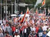 Petistas marchan en Reforma; acusan presunto fraude electoral en Durango