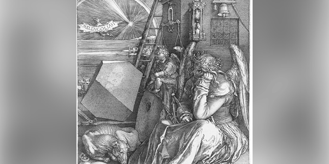 Alberto Durero, Melancolía I, grabado, 1514.