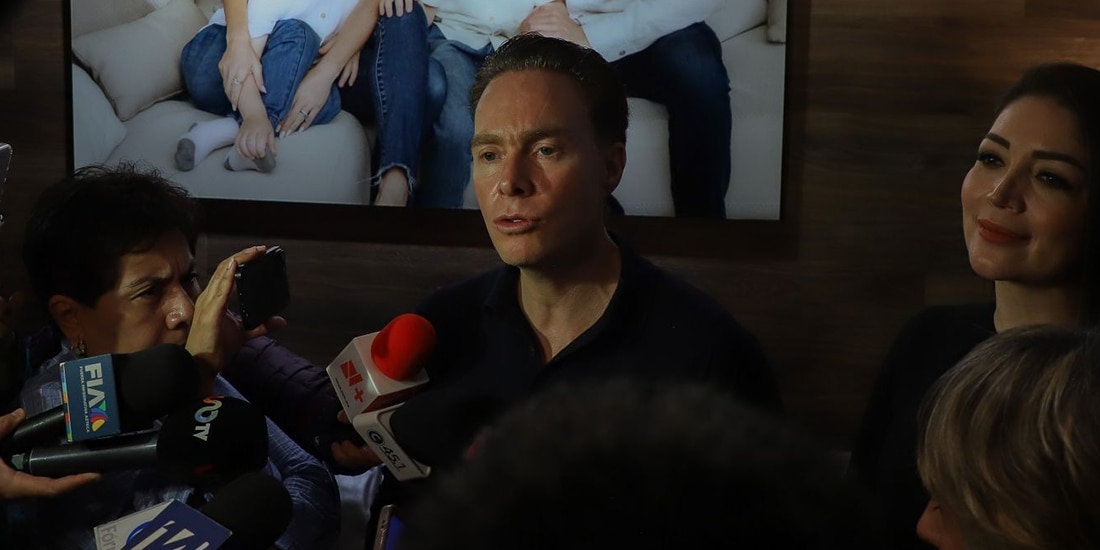 El coordinador de los senadores del Partido Verde Ecologista de México (PVEM), Manuel Velasco,