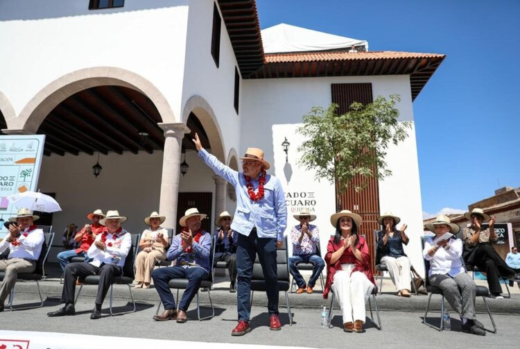 El gobernador Alfredo Ramírez Bedolla, ayer.