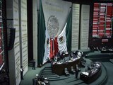 CIUDAD DE MÉXICO, 01OCTUBRE2020.- Se realiza la Sesión Ordinaria de la Cámara de Diputados en la que se somete a discusión los proyectos de decreto: Proyecto de Decreto que reforma, adiciona y deroga diversas disposiciones de la Ley Orgánica de la Administración Pública Federal, de la Ley de Navegación y Comercio Marítimos, y de la Ley de Puertos; y el dictamen que busca la eliminación de 109 fideicomisos.
FOTO: MARIO JASSO /CUARTOSCURO.COM