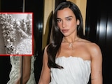 ¿Cuánto costó el lujoso vestido de Dua Lipa de la boda en Italia y quién lo diseñó?