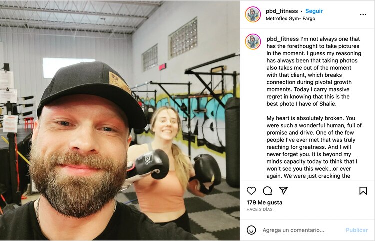 Estaba entrenado para su pelea.