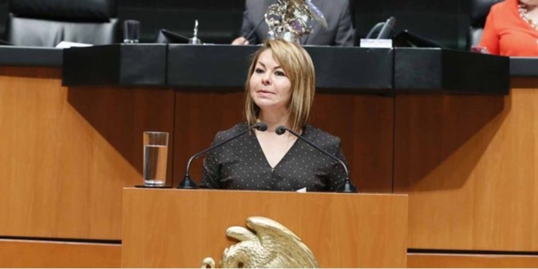 Minerva Hernández Ramos, coordinadora de la campaña de la candidata del PRI a la gubernatura de Tlaxcala.