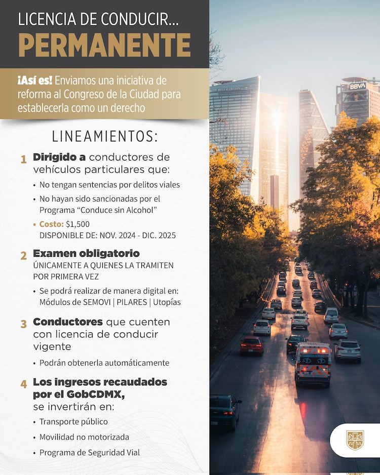 Licencia de conducir permanente