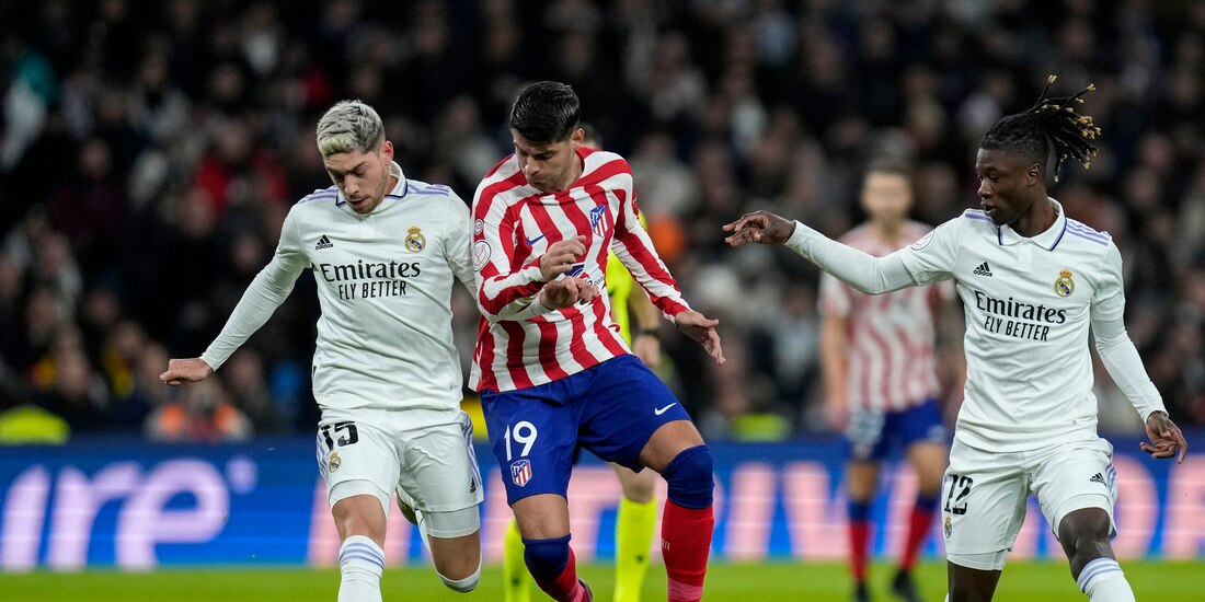 Real Madrid y Atlético de Madrid definieron al último semifinalista de la Copa del Rey.