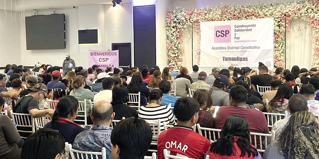 Asamblea de la organización CSP en Tamaulipas, el 16 de enero.