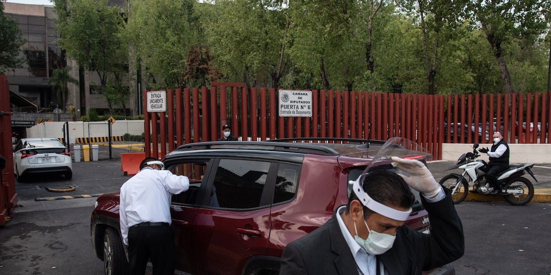 Ingreso a San Lázaro para sesión extraordinaria