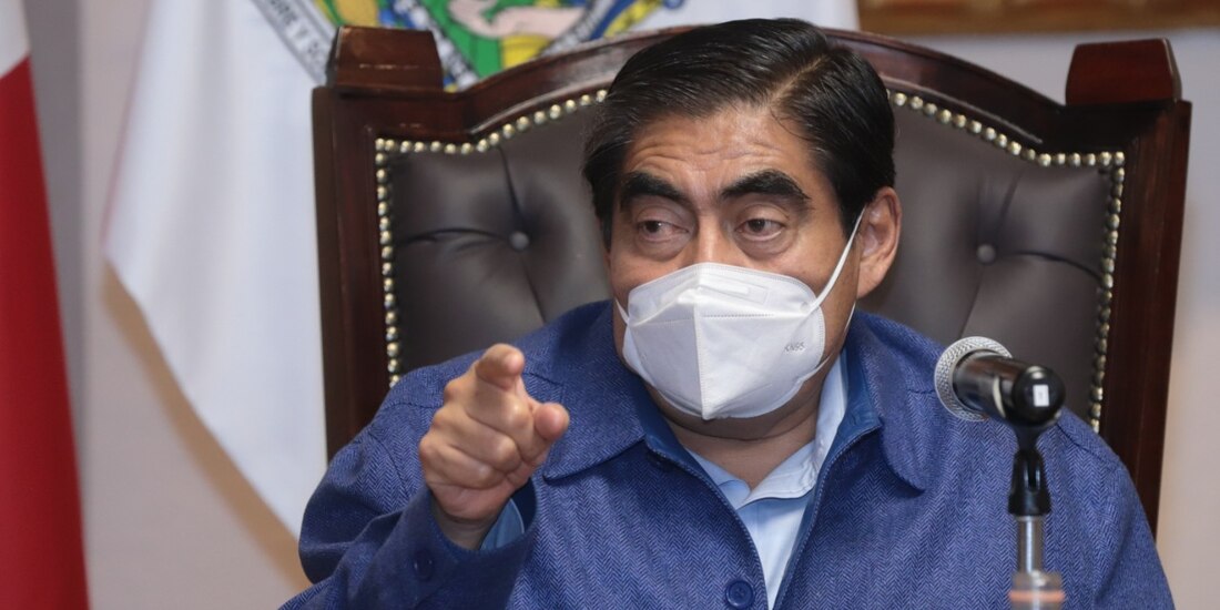 Miguel Barbosa, gobernador de Puebla.