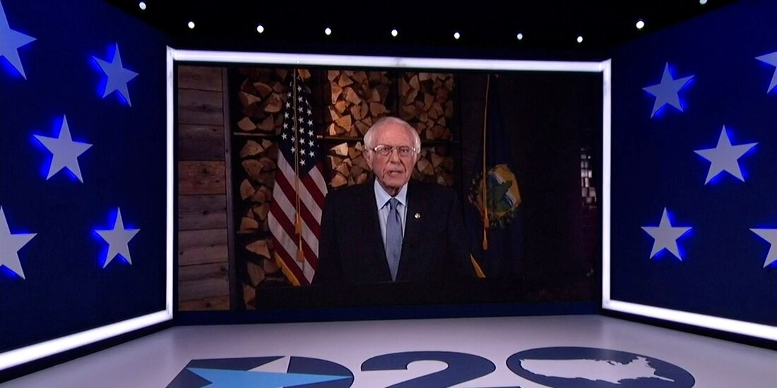 Bernie Sanders, principal rival de Biden en las primarias, instó enérgicamente a sus seguidores a votar por Joe Biden ,