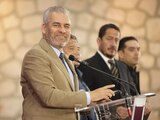Alfredo Ramírez Bedolla, gobernador constitucional de Michoacán.