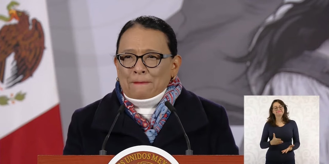 Rosa Icela Rodríguez, secretaria de Gobernación.