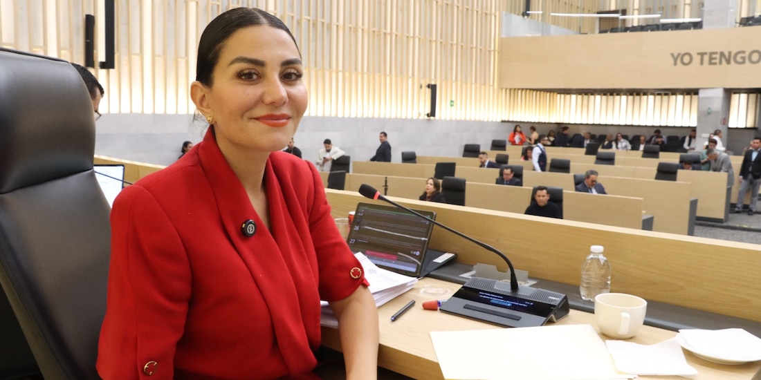 Nayeli Salvatori Bojalil, diputada de Morena en el Congreso del Estado de Puebla.