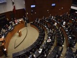 Sesión de la Comisión Permanente, realizada en el Salón de Plenos de la Cámara de Diputados.