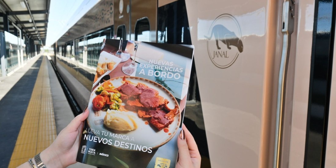 Tren Maya presenta ‘Janal’, el nuevo tren restaurante.